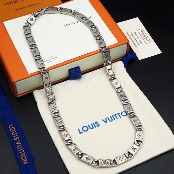 replica,repliche,fake,1:1,earrings,bracelet,ring,jewelry Collana legata con monogramma Louis Vuitton (0DF0)