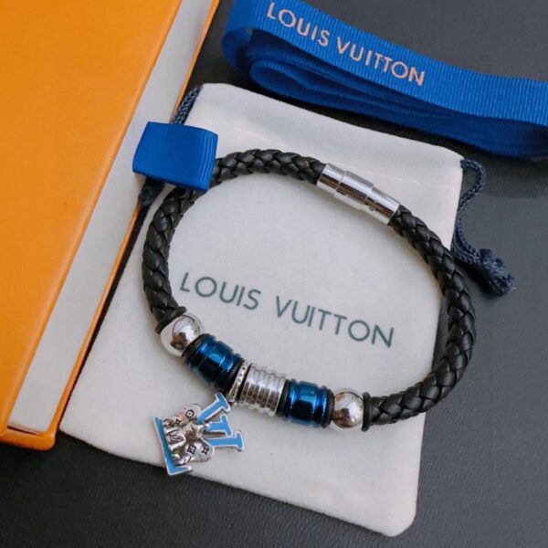 replica,repliche,fake,1:1,earrings,bracelet,ring,jewelry Bracciale Louuis Vuitton in corda di vacchetta RW contatore nuovo modello di coppia stile (C1A3)