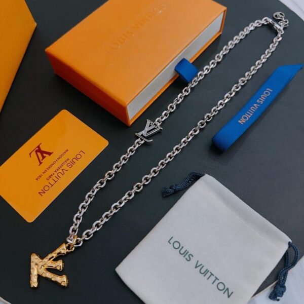 replica,repliche,fake,1:1,earrings,bracelet,ring,jewelry Collana Louuis Vuitton RW contatore nuovo modello di coppia stile (38FC)
