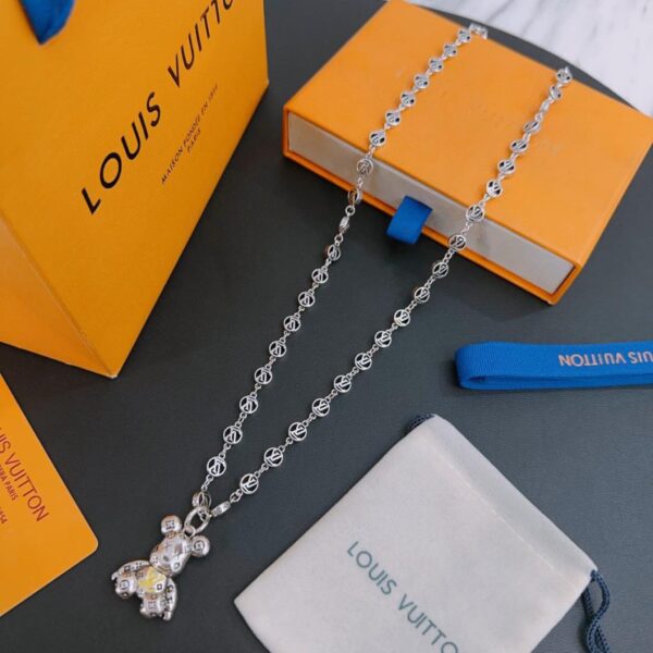 replica,repliche,fake,1:1,earrings,bracelet,ring,jewelry Collana Louuis Vuitton RW contatore nuovo modello di coppia stile (3AF8)