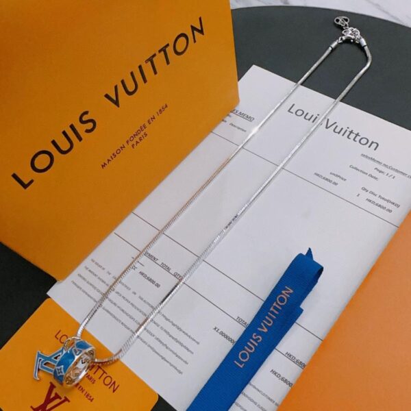 replica,repliche,fake,1:1,earrings,bracelet,ring,jewelry Collana Louuis Vuitton RW contatore nuovo modello di coppia stile (3395)