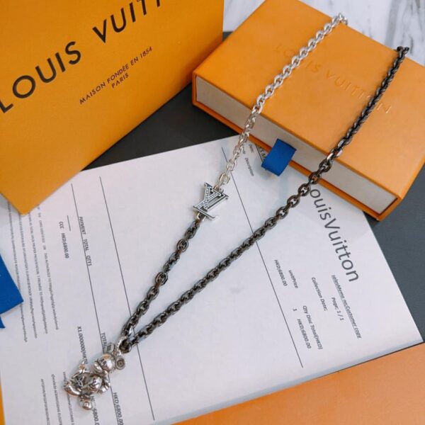 replica,repliche,fake,1:1,earrings,bracelet,ring,jewelry Collana Louuis Vuitton RW contatore nuovo modello di coppia stile (DE30)