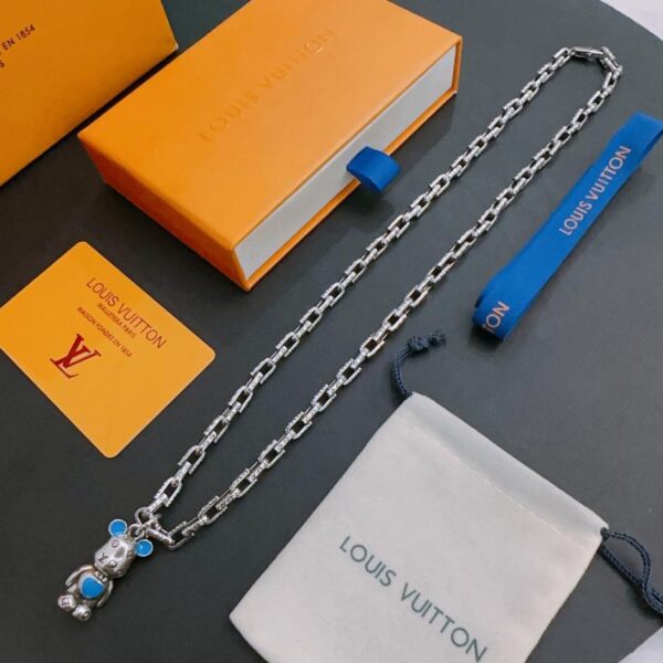 replica,repliche,fake,1:1,earrings,bracelet,ring,jewelry Collana Louuis Vuitton RW contatore nuovo modello di coppia stile (38FF)