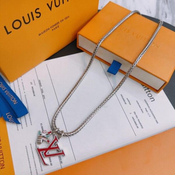 replica,repliche,fake,1:1,earrings,bracelet,ring,jewelry Collana Louuis Vuitton RW contatore nuovo modello di coppia stile (22FD)