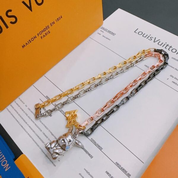 replica,repliche,fake,1:1,earrings,bracelet,ring,jewelry Collana Louuis Vuitton RW contatore nuovo modello di coppia stile (BC14)