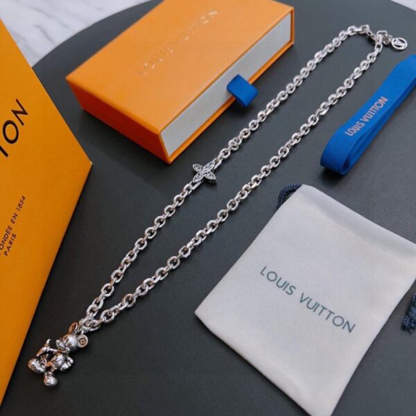 replica,repliche,fake,1:1,earrings,bracelet,ring,jewelry Collana Louuis Vuitton RW contatore nuovo modello di coppia stile (F9D4)