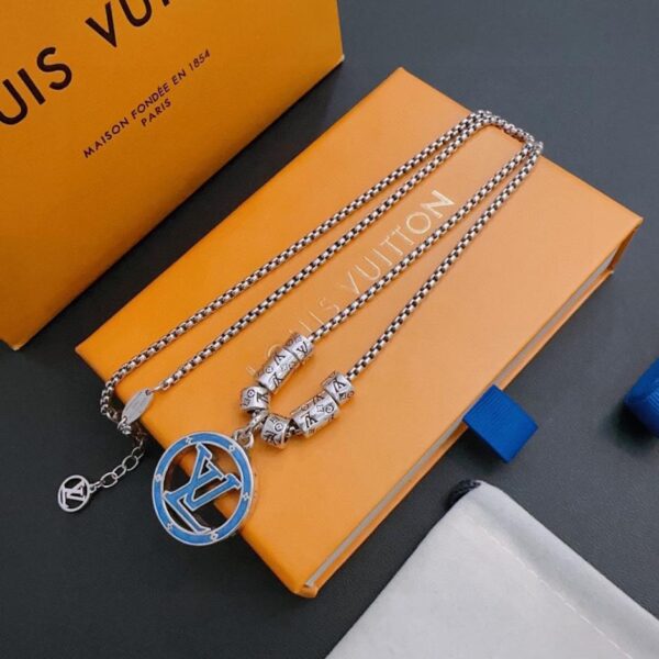 replica,repliche,fake,1:1,earrings,bracelet,ring,jewelry Collana Louuis Vuitton RW contatore nuovo modello di coppia stile (3C25)