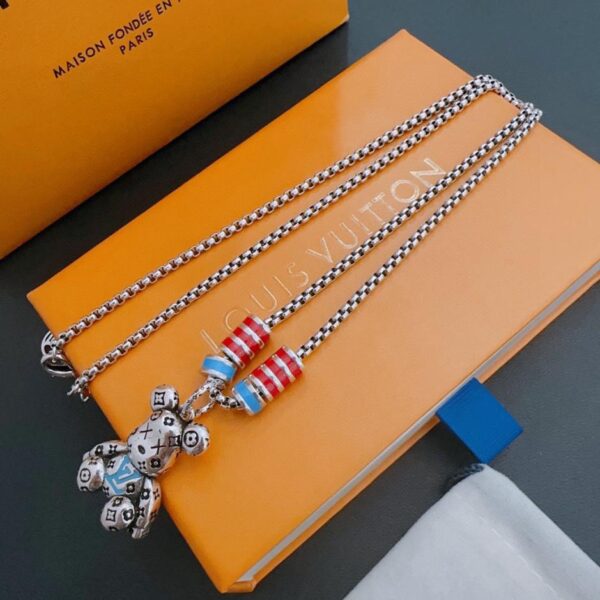 replica,repliche,fake,1:1,earrings,bracelet,ring,jewelry Collana Louuis Vuitton RW contatore nuovo modello di coppia stile (C628)