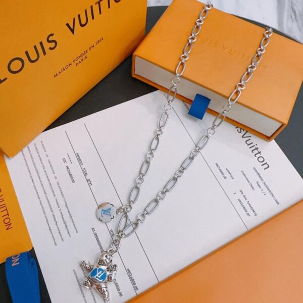 replica,repliche,fake,1:1,earrings,bracelet,ring,jewelry Collana Louuis Vuitton RW contatore nuovo modello di coppia stile (ADD9)