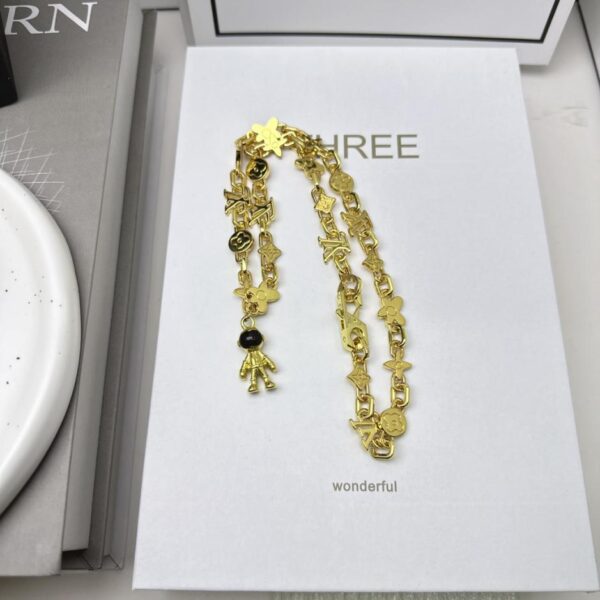replica,repliche,fake,1:1,earrings,bracelet,ring,jewelry Collana Louuis Vuitton coppia modelli (2016)