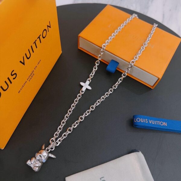 replica,repliche,fake,1:1,earrings,bracelet,ring,jewelry Collana Louuis Vuitton RW contatore nuovo modello di coppia stile (047F)