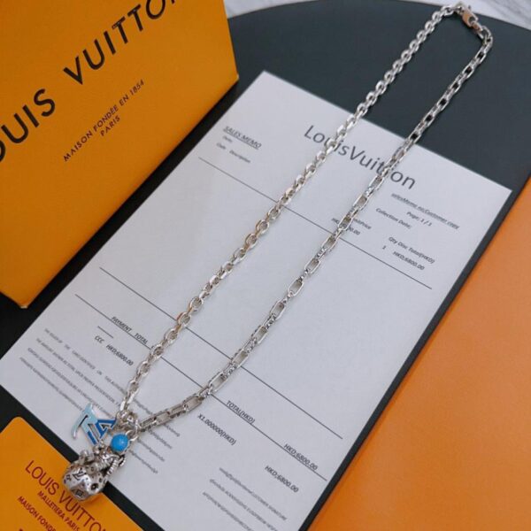 replica,repliche,fake,1:1,earrings,bracelet,ring,jewelry Collana Louuis Vuitton RW contatore nuovo modello di coppia stile (8F12)