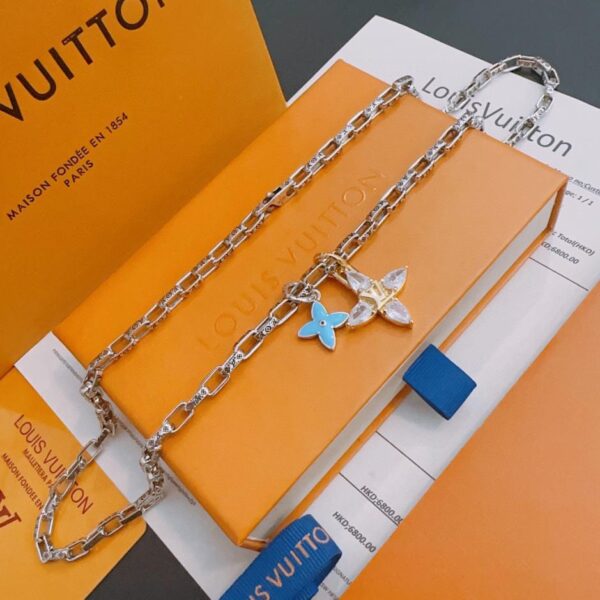 replica,repliche,fake,1:1,earrings,bracelet,ring,jewelry Collana Louuis Vuitton RW contatore nuovo modello di coppia stile (23FA)
