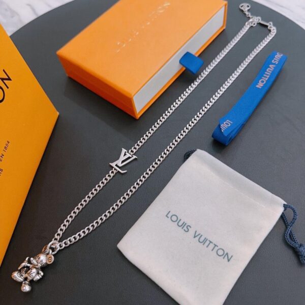 replica,repliche,fake,1:1,earrings,bracelet,ring,jewelry Collana Louuis Vuitton RW contatore nuovo modello di coppia stile (C096)