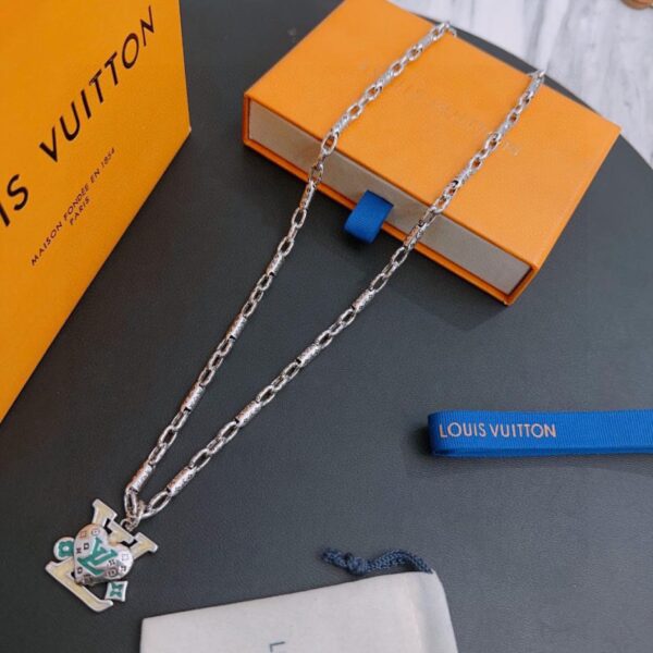 replica,repliche,fake,1:1,earrings,bracelet,ring,jewelry Collana Louuis Vuitton RW contatore nuovo modello di coppia stile (D6AA)