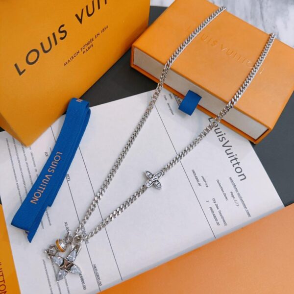 replica,repliche,fake,1:1,earrings,bracelet,ring,jewelry Collana Louuis Vuitton RW contatore nuovo modello di coppia stile (30CA)