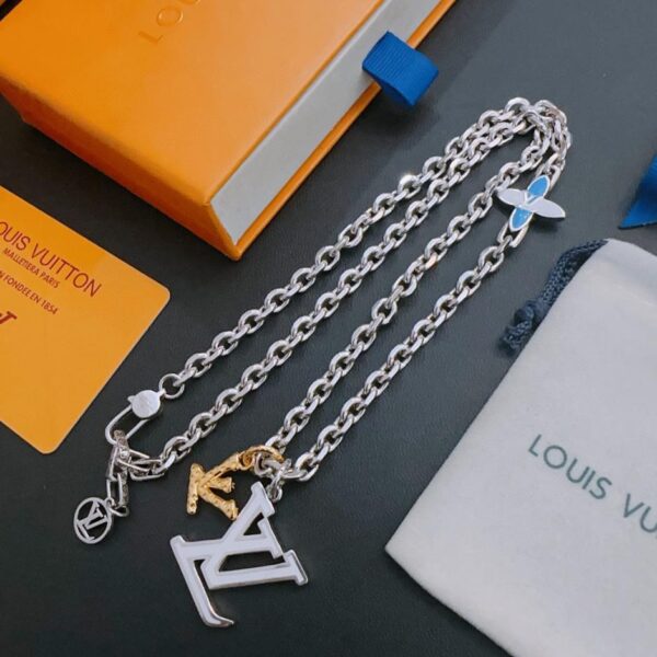replica,repliche,fake,1:1,earrings,bracelet,ring,jewelry Collana Louuis Vuitton RW contatore nuovo modello di coppia stile (E175)