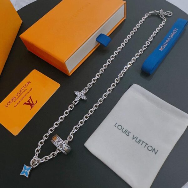 replica,repliche,fake,1:1,earrings,bracelet,ring,jewelry Collana Louuis Vuitton RW contatore nuovo modello di coppia stile (FE30)