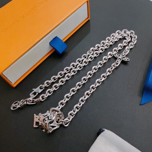 replica,repliche,fake,1:1,earrings,bracelet,ring,jewelry Collana Louuis Vuitton RW contatore nuovo modello di coppia stile (E189)