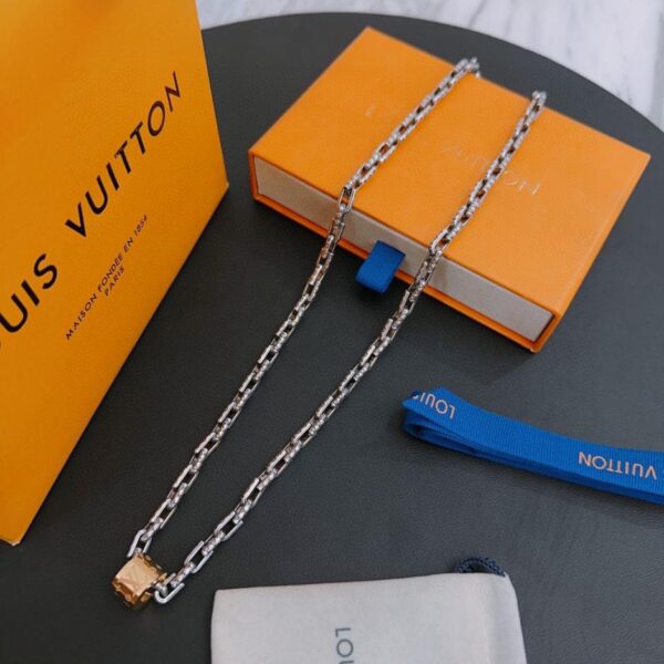 replica,repliche,fake,1:1,earrings,bracelet,ring,jewelry Collana Louuis Vuitton RW contatore nuovo modello di coppia stile (47CE)
