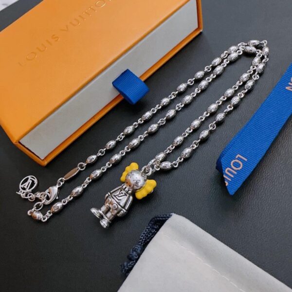 replica,repliche,fake,1:1,earrings,bracelet,ring,jewelry Collana Louuis Vuitton RW contatore nuovo modello di coppia stile (D157)