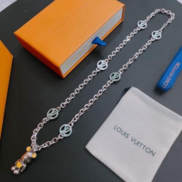 replica,repliche,fake,1:1,earrings,bracelet,ring,jewelry Collana Louuis Vuitton RW contatore nuovo modello di coppia stile (A752)