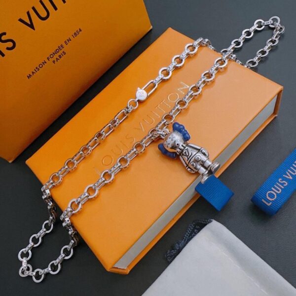 replica,repliche,fake,1:1,earrings,bracelet,ring,jewelry Collana Louuis Vuitton RW contatore nuovo modello di coppia stile (AF9B)