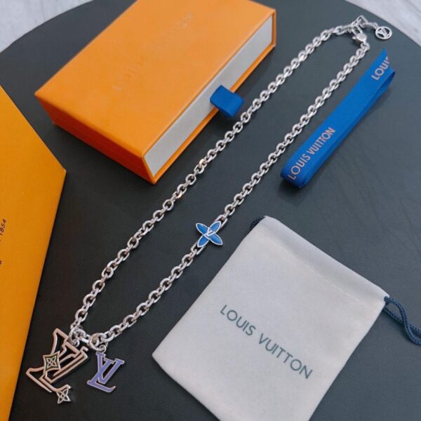 replica,repliche,fake,1:1,earrings,bracelet,ring,jewelry Collana Louuis Vuitton RW contatore nuovo modello di coppia stile (4699)