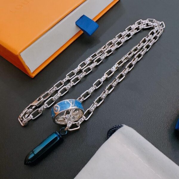 replica,repliche,fake,1:1,earrings,bracelet,ring,jewelry Collana Louuis Vuitton RW contatore nuovo modello di coppia stile (156A)