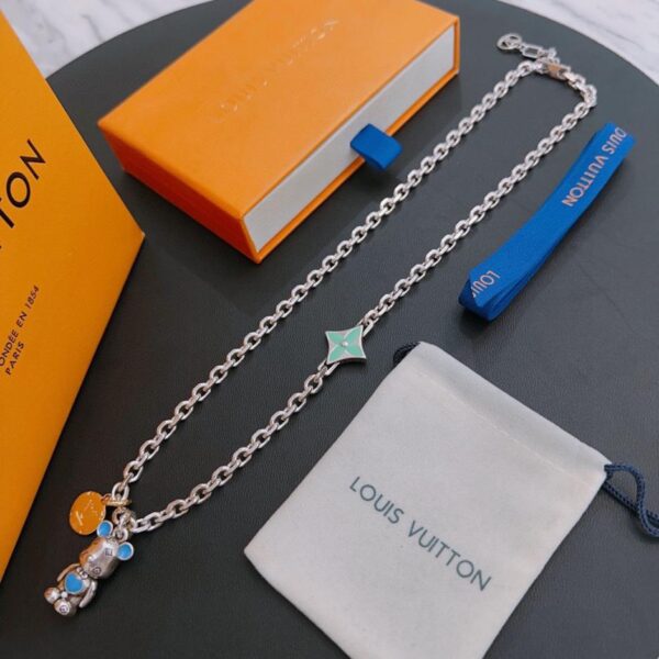 replica,repliche,fake,1:1,earrings,bracelet,ring,jewelry Collana Louuis Vuitton RW contatore nuovo modello di coppia stile (6DAC)