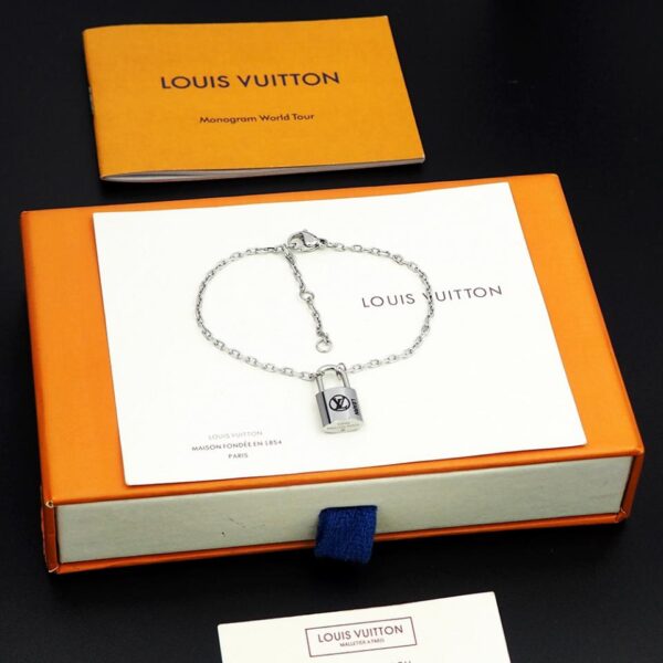 Bracciale Louis Vuitton Charity Lock in argento edizione limitata Lockit (BAFF)