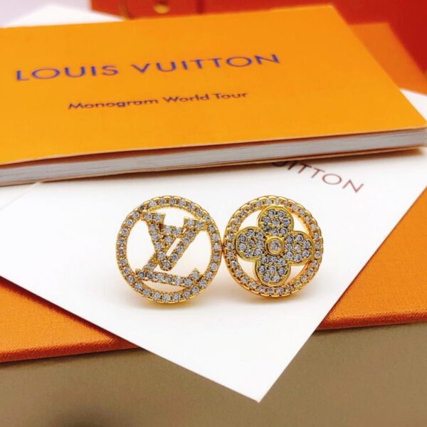 replica,repliche,fake,1:1,earrings,bracelet,ring,jewelry Ultimi orecchini rotondi di Louuis Vuitton (69CF)