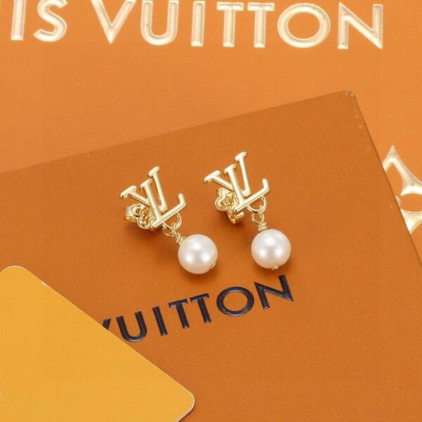 replica,repliche,fake,1:1,earrings,bracelet,ring,jewelry Orecchini lettera Louis Vuitton (3F82)