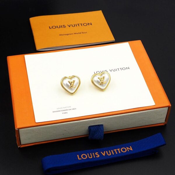 Orecchini Louis Vuitton con lucchetto a cuore(8833)