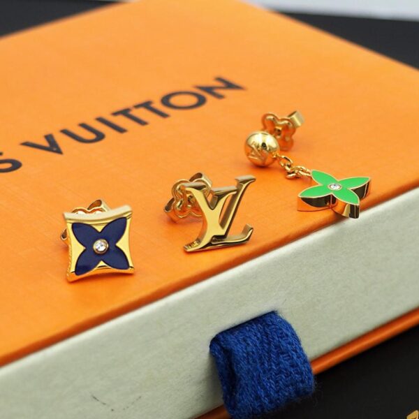 replica,repliche,fake,1:1,earrings,bracelet,ring,jewelry Set orecchini Louis Vuitton Alba (0AA2)