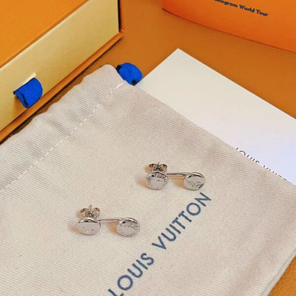 replica,repliche,fake,1:1,earrings,bracelet,ring,jewelry Orecchini a bottone Louuis Vuitton(22E1)