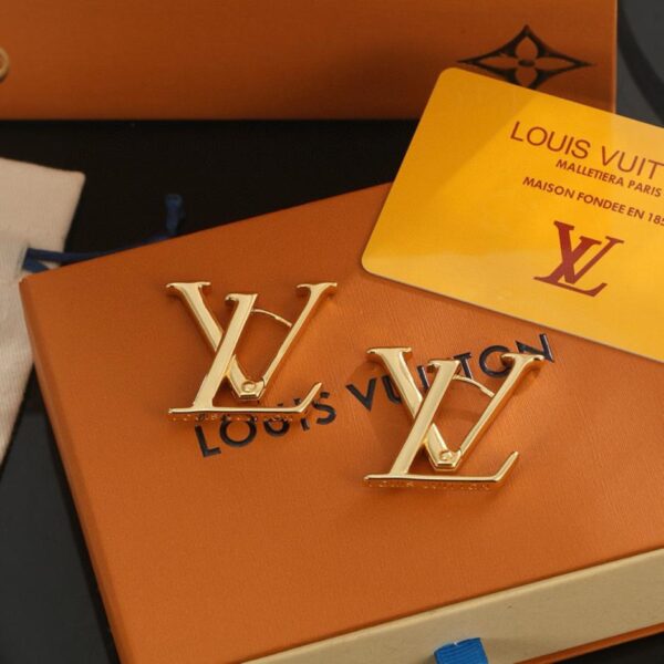 replica,repliche,fake,1:1,earrings,bracelet,ring,jewelry Orecchini lettera Louis Vuitton (9065)