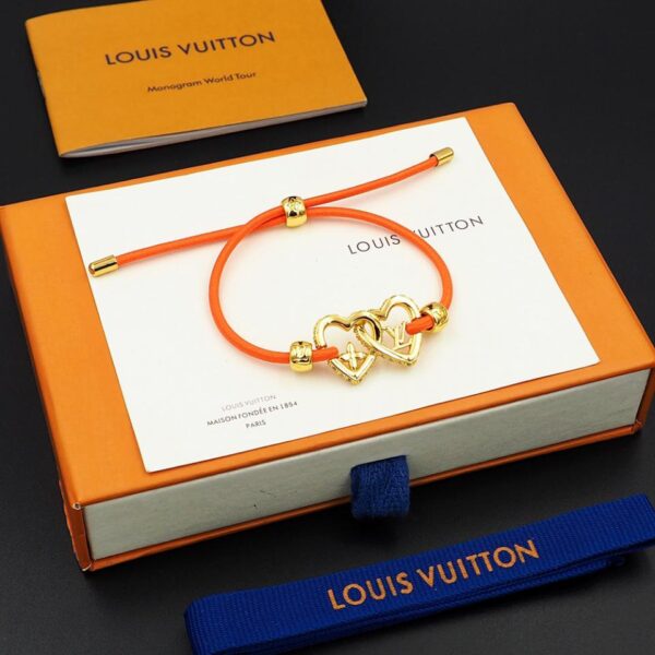 Bracciale Louis Vuitton My LV Love con cordino elastico (15A1)