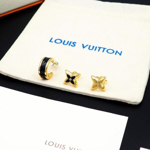 replica,repliche,fake,1:1,earrings,bracelet,ring,jewelry Orecchini a punta Louis Vuitton (1B6C)