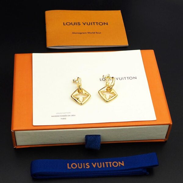 replica,repliche,fake,1:1,earrings,bracelet,ring,jewelry Orecchini Louis Vuitton Puffygram (B369)