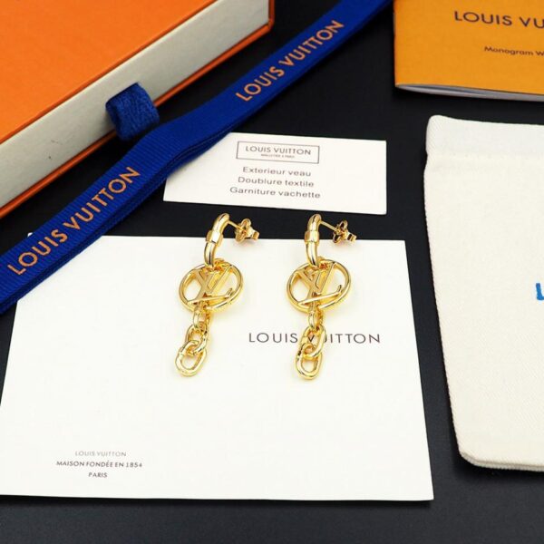 replica,repliche,fake,1:1,earrings,bracelet,ring,jewelry Nuovi orecchini Louis Vuitton (80CC)