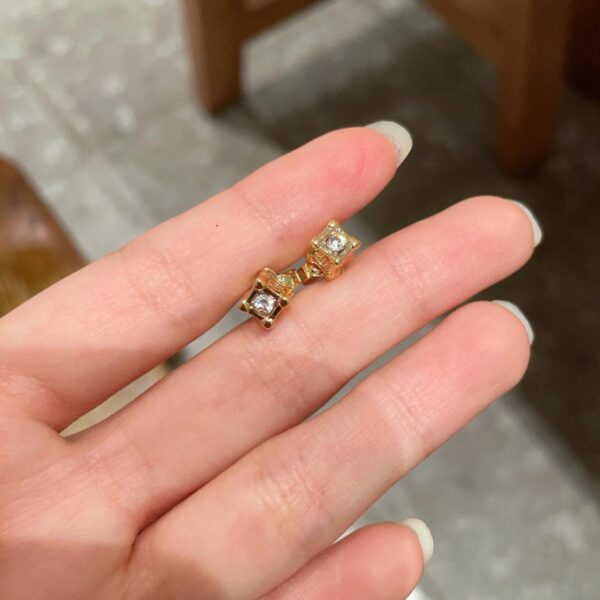 replica,repliche,fake,1:1,earrings,bracelet,ring,jewelry Orecchini a bottone Louis Vuitton (AF16)