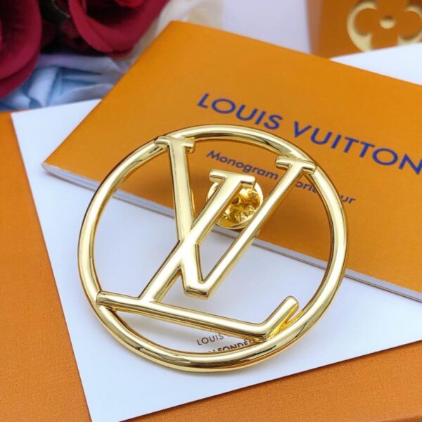 replica,repliche,fake,1:1,earrings,bracelet,ring,jewelry Ultima spilla rotonda di Louuis Vuitton (2150)