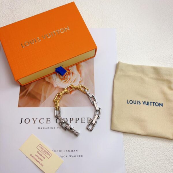 Bracciale Louuis Vuitton doppio bambù temperato (93C5)