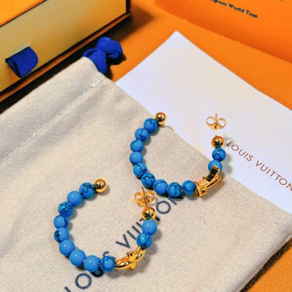 replica,repliche,fake,1:1,earrings,bracelet,ring,jewelry Orecchini Louis Vuitton Perle Fusion (0BF9)