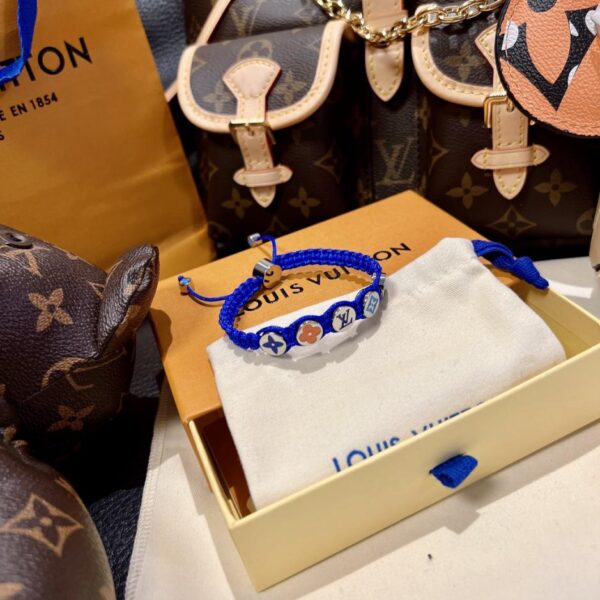 Bracciale intrecciato con monogramma Louis Vuitton 𝐜𝐨𝐥𝐨𝐫𝐬 (72A5)
