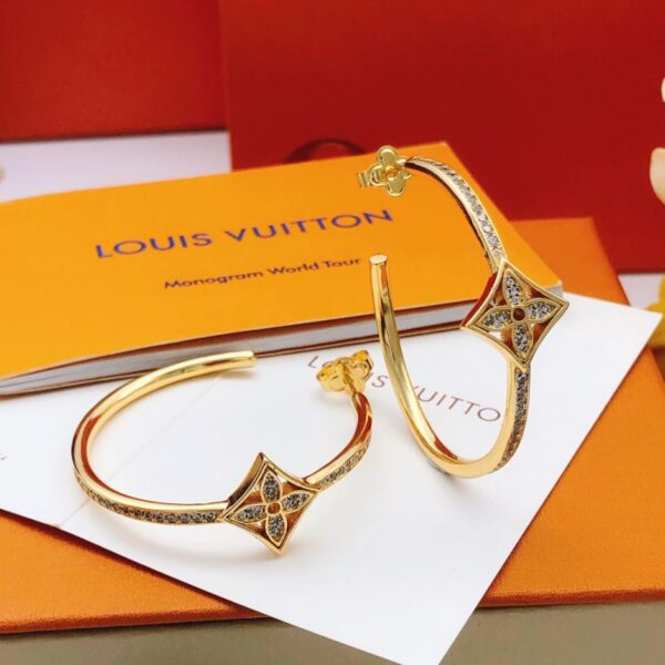 replica,repliche,fake,1:1,earrings,bracelet,ring,jewelry Orecchini rotondi Louuis Vuitton Ultima Luna (4E3F)
