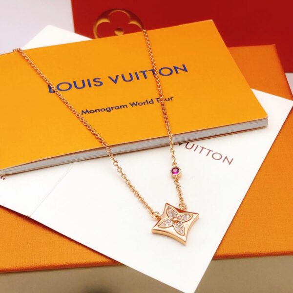 Ultima collana di diamanti a forma di diamante di Louuis Vuitton (52CA)