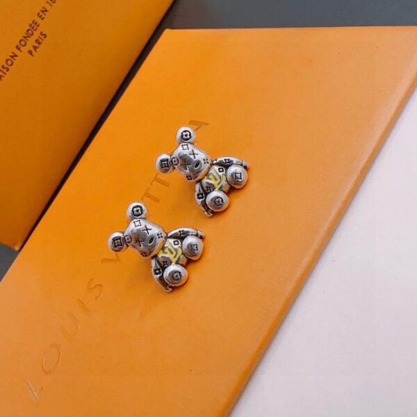 replica,repliche,fake,1:1,earrings,bracelet,ring,jewelry Orecchini Louis Vuitton RW contatore nuovo modello di coppia stile (2FC1)
