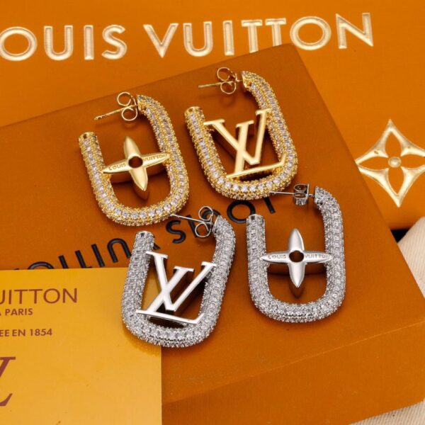 replica,repliche,fake,1:1,earrings,bracelet,ring,jewelry Orecchini Louis Vuitton (044E)